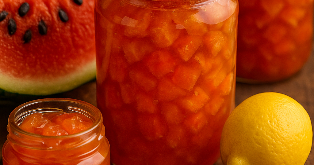 Лучший рецепт варенья из арбуза с лимоном — янтарное, ароматное и хранится всю зиму!