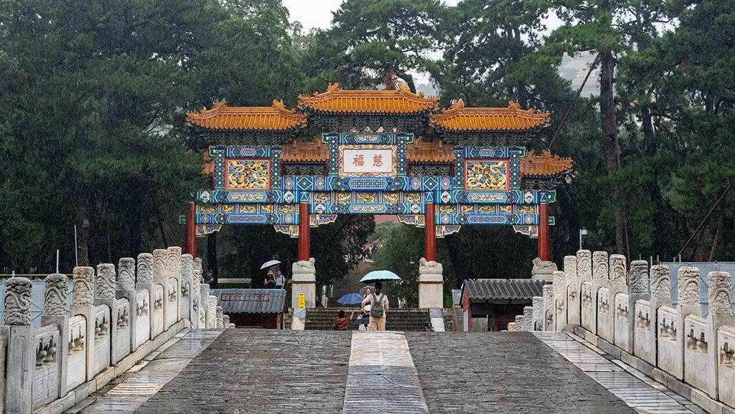 На территории