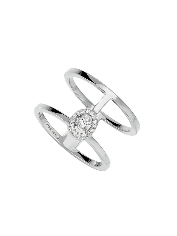 Кольцо Messika Glam'Azone из белого золота с бриллиантами
