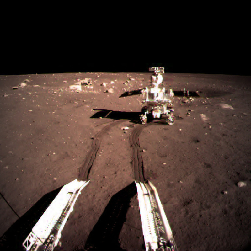 Фотография китайской лунной миссии 