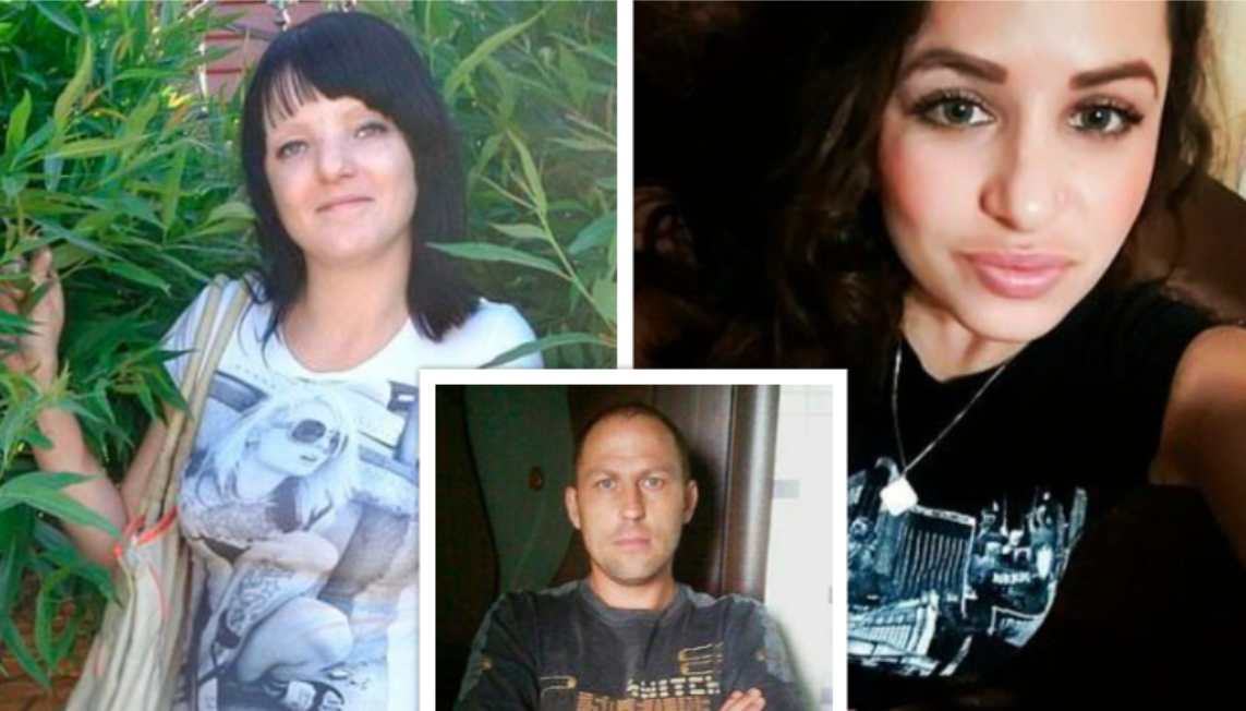 Алеся Климова (слева), Кристина Крюшкина и Александр Осипович. Фото: соцсети