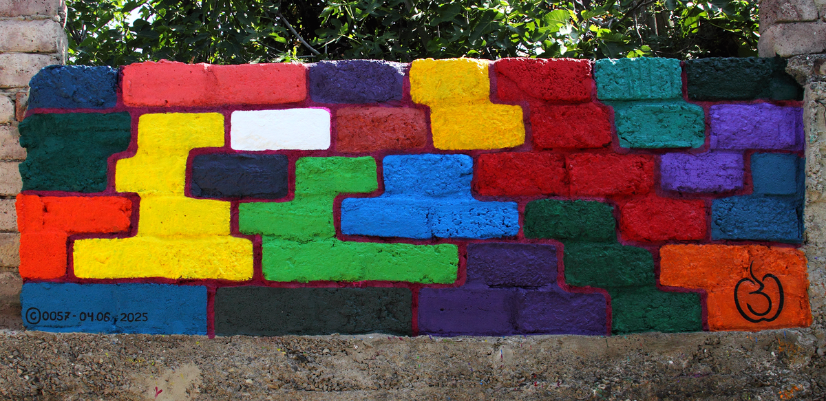 Стена-22 (С) 0057 - бетон - акрил 117 Х 316 