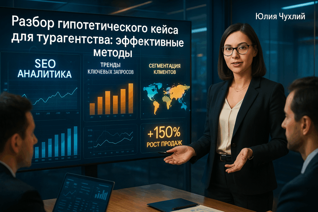   Как увеличить продажи туров на 150% в 2025: разбор кейса турагентства с SEO-стратегиями и гиперсегментацией от эксперта Юлии Чухиль Юлия Чухиль