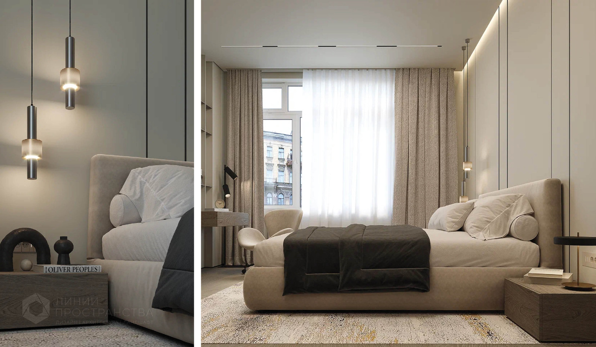 Дизайн интерьера в ЖК "Болконский" от студии архитектуры и дизайна Линии Пространства