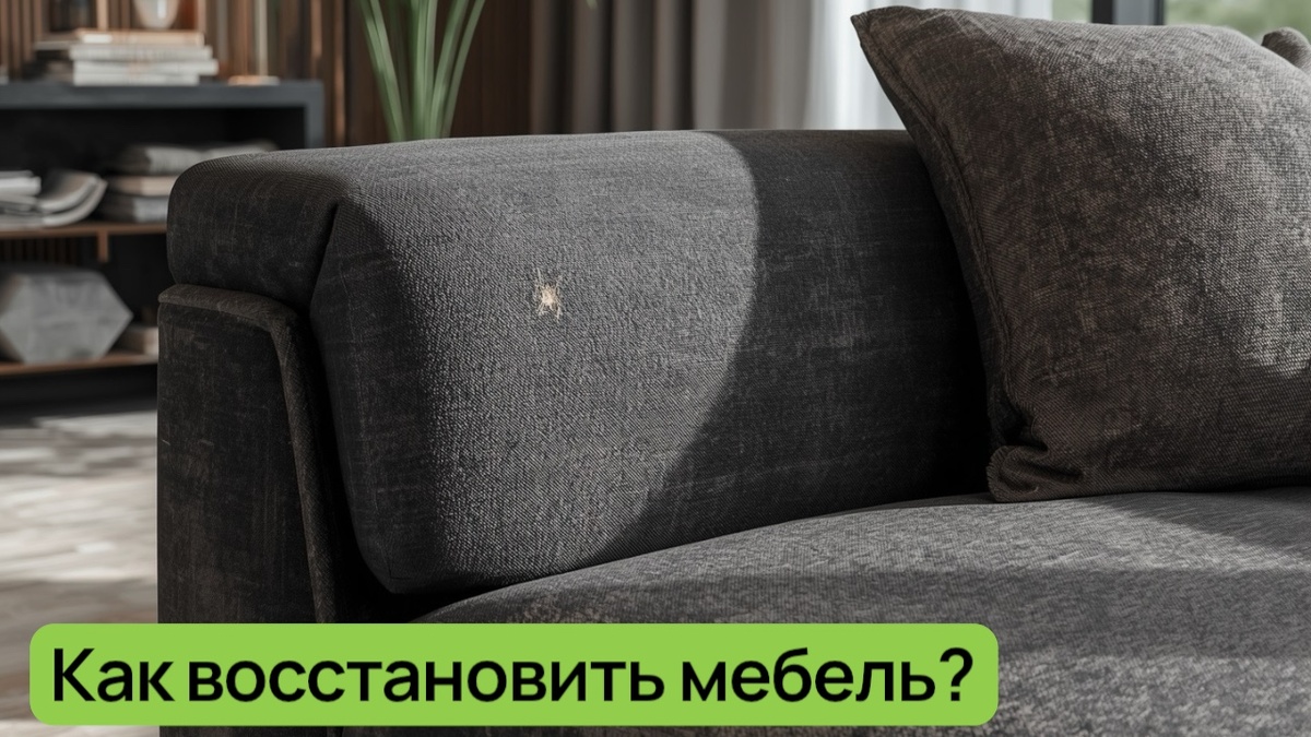 Как убрать царапину с дивана