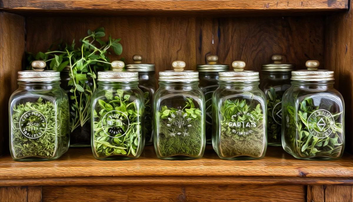 Они хранились в старинных квадратных склянках с притертыми крышками