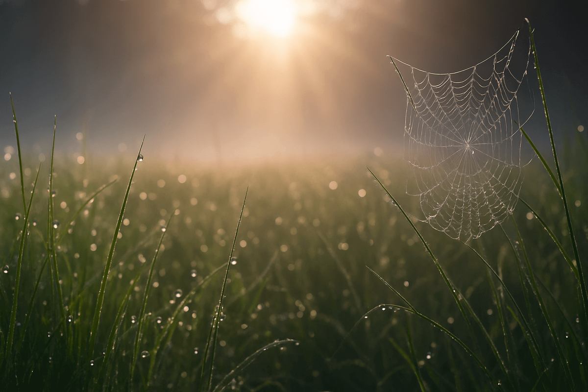    В ясные и тихие ночи вероятность появления росы на утро значительно выше.