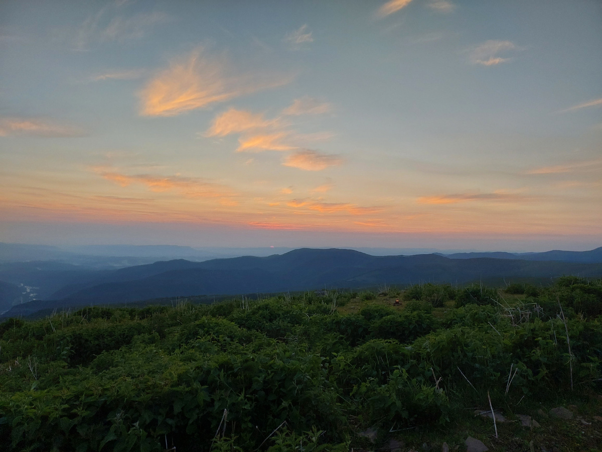 Восход солнца с Грузинского холма 
