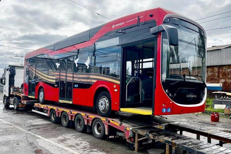    @ «СТМ» / Троллейбус «Синара-6254» едет в Оренбург