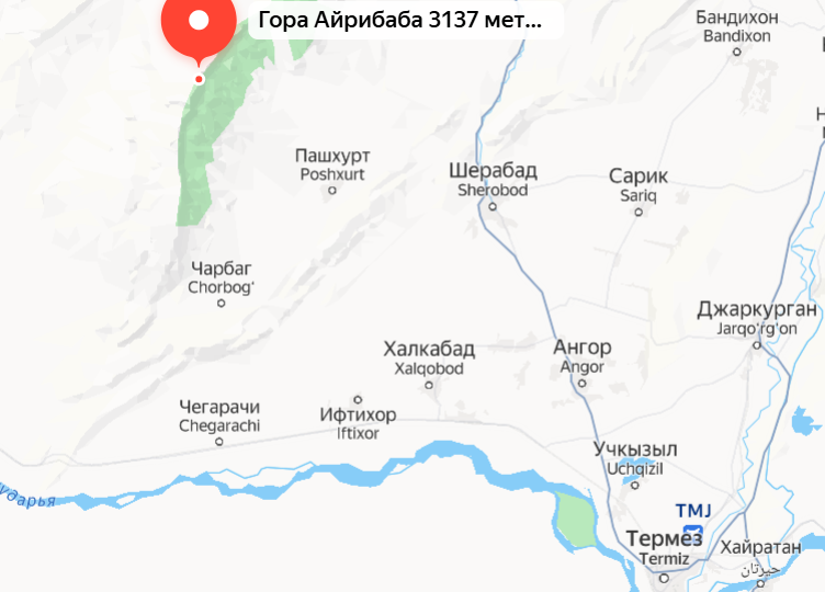 Пограничная гора в Туркменистане, которая почти не охраняется