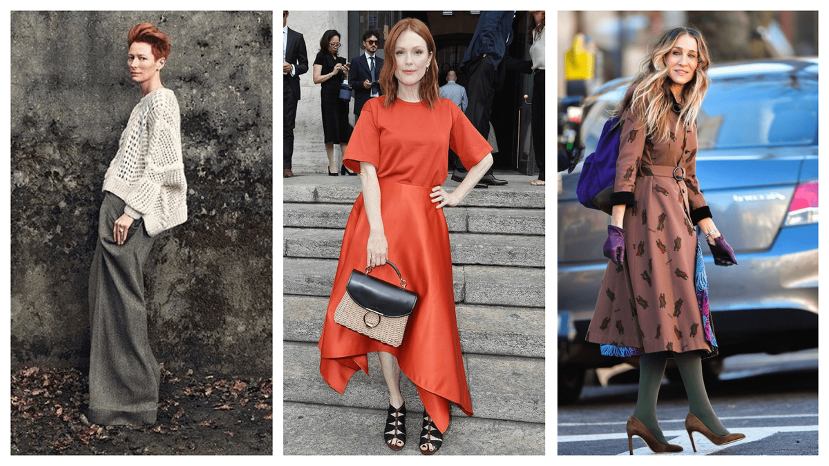 Тильда Суинтон, 64 года; Джулианна Мур, 64 года; Сара Джессика Паркер, 60 лет