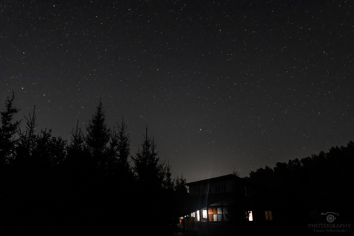 Звездное небо.Фотограф Тамара Прибойченко.