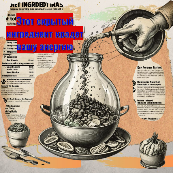 🚫 Вы никогда не увидите эту надпись на упаковке. Но именно этот скрытый ингредиент крадет вашу энергию (и это не сахар)