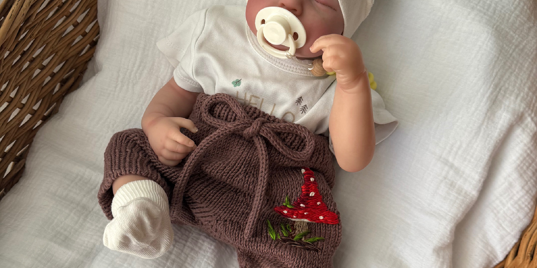 Базовые штанишки _шортики_NG спицами Набор тестовой группы✅