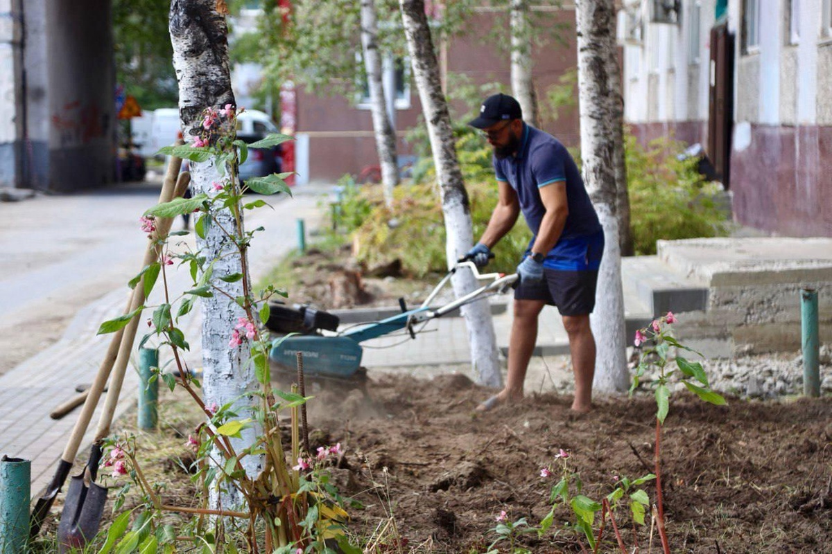    Дворовые территории обновляют в Нижневартовске
