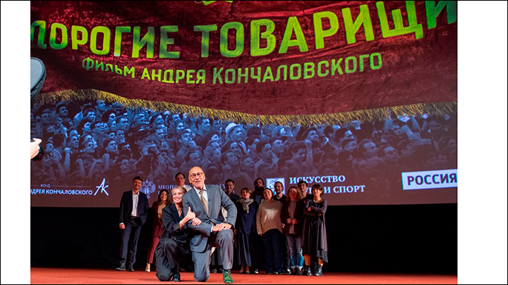    Одной из последних работ стала драма "Дорогие товарищи", получившая специальный приз жюри Венецианского кинофестиваля и "Серебряного Хьюго" в Чикаго. Фото: Гришкин Денис/Агентство "Москва"