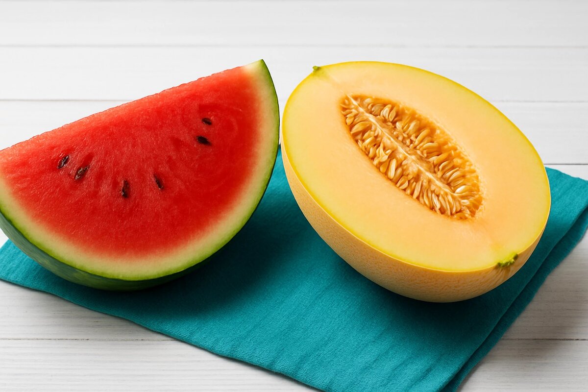 Арбуза и дыня главные символы августа.