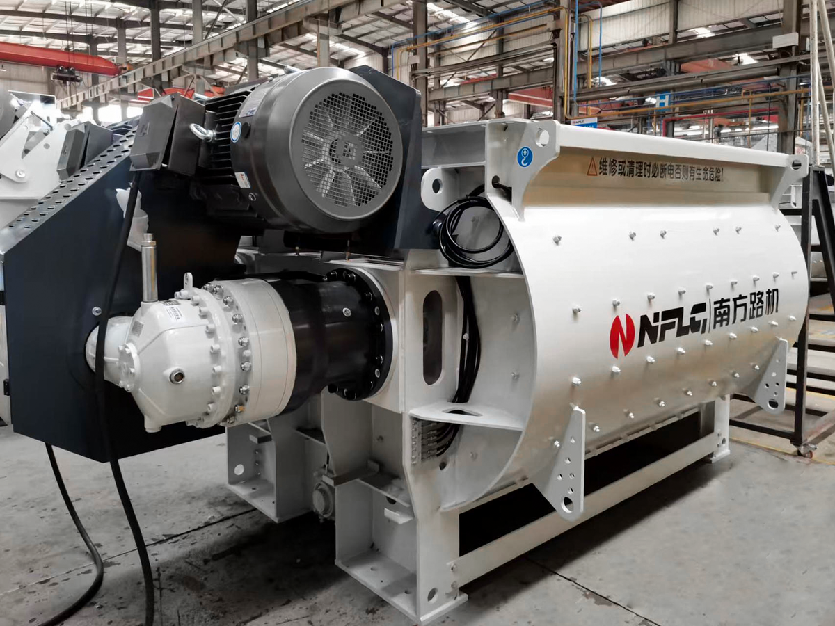 Фабрика NFLG: запатентованный двухвальный смеситель спиральной конструкции 