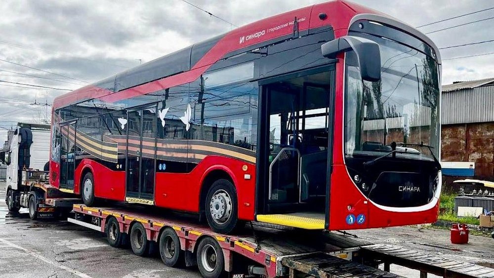   Новый троллейбус «Синара» из Челябинска едет в Оренбург
