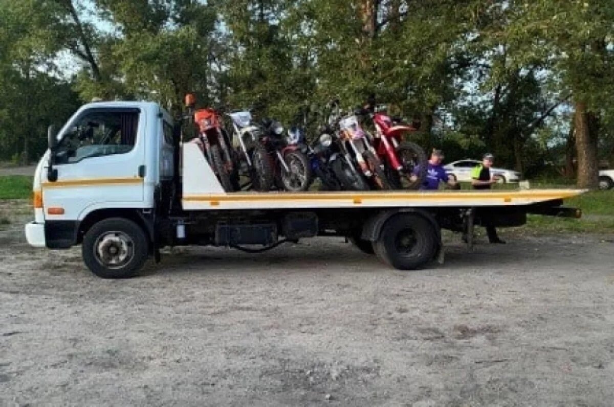    В Брянске за один вечер высадили из-за руля пятерых юных мотоциклистов