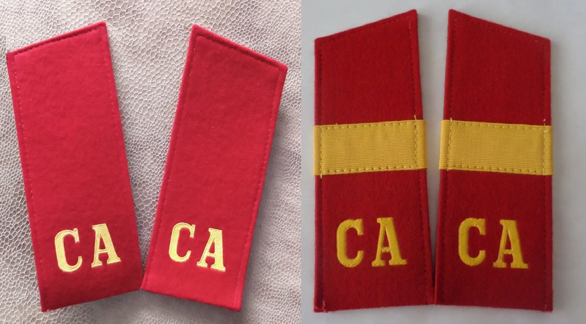 1. Красные погоны советской армии