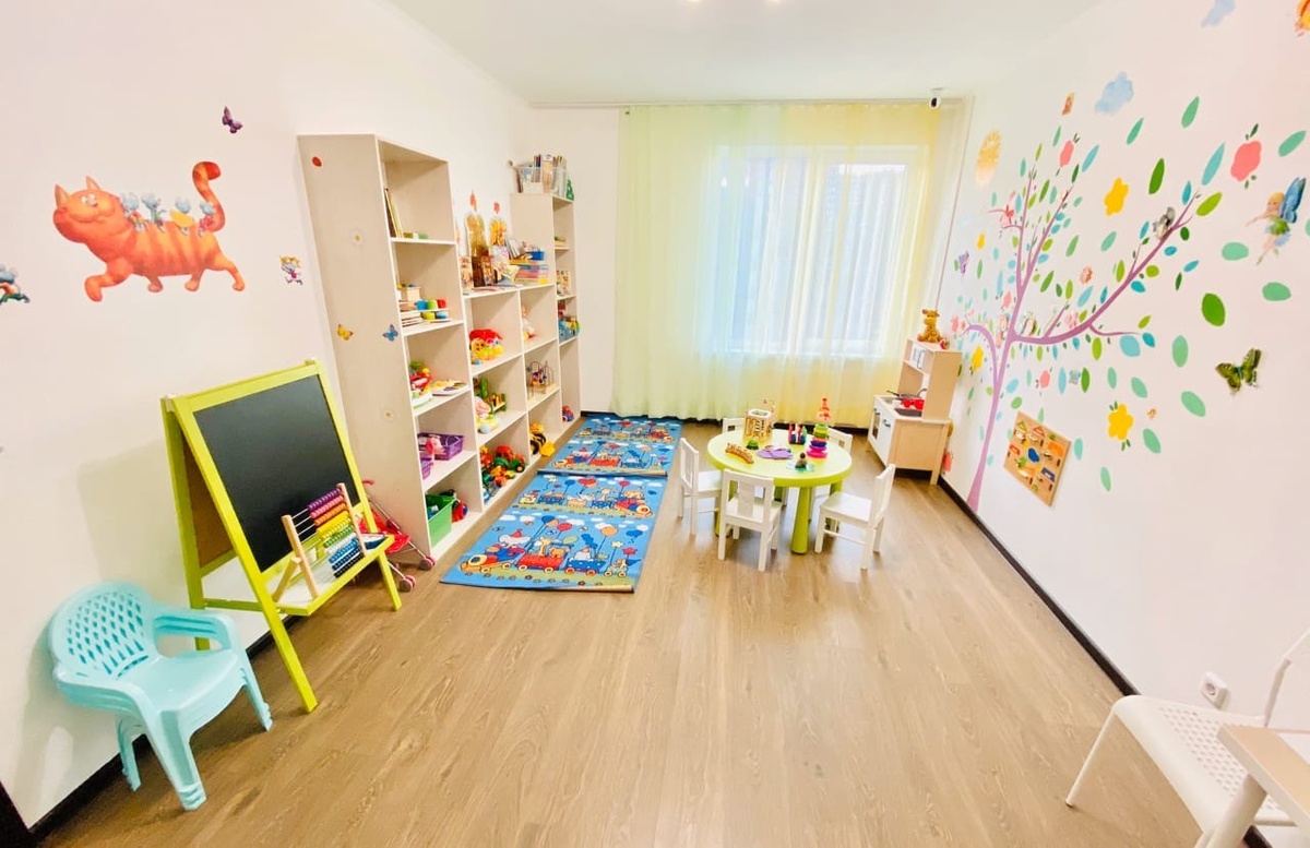Интерьер одной из комнат детского садика Мими Дом