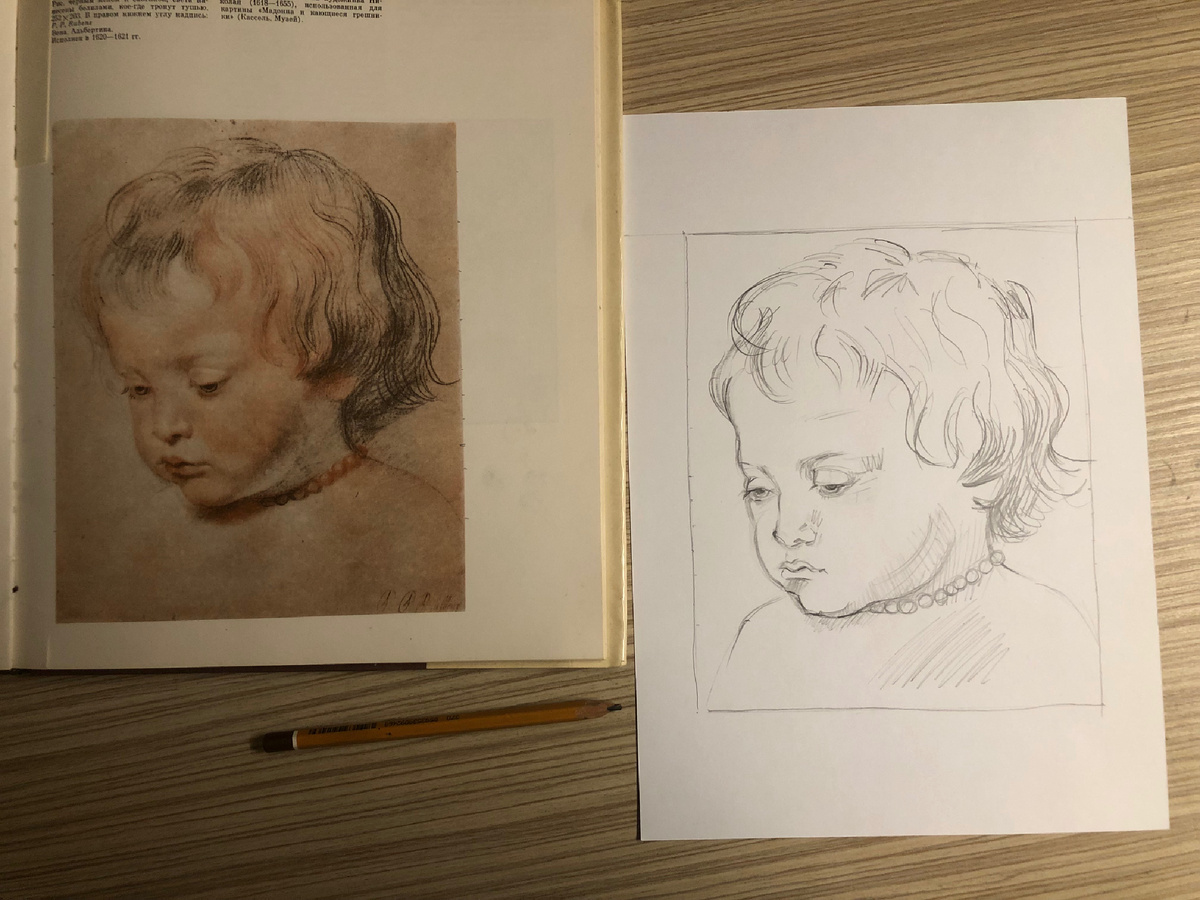 Контуры, которые я скопировала этим способом за 15 минут