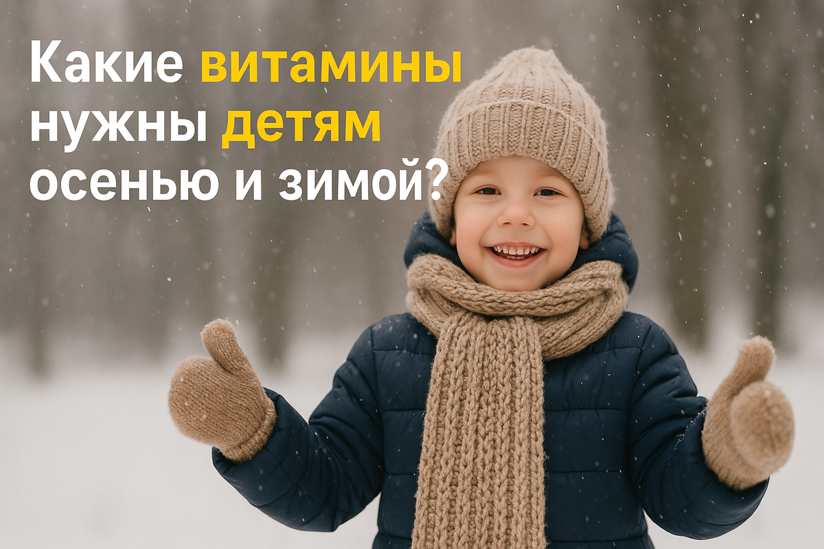 Какие витамины нужны детям осенью и зимой?