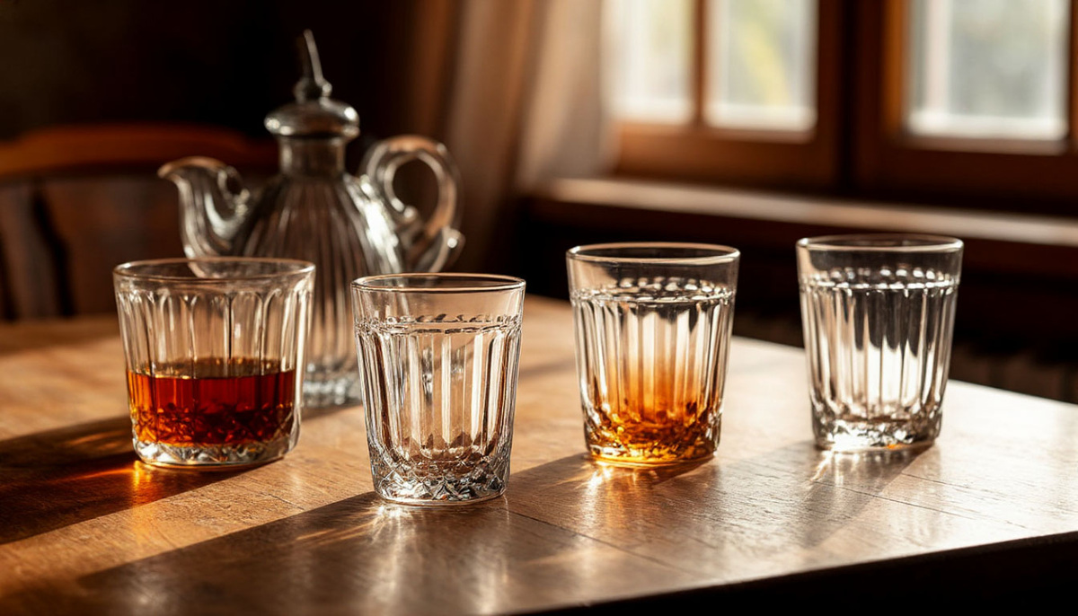 Советские граненые рюмки и стопки