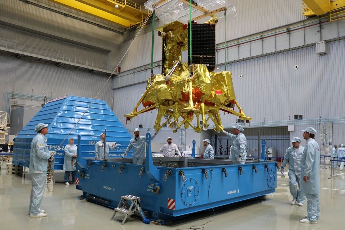 Ровно два года назад потерпела крушение станция «Луна-25». Фото: Роскосмос