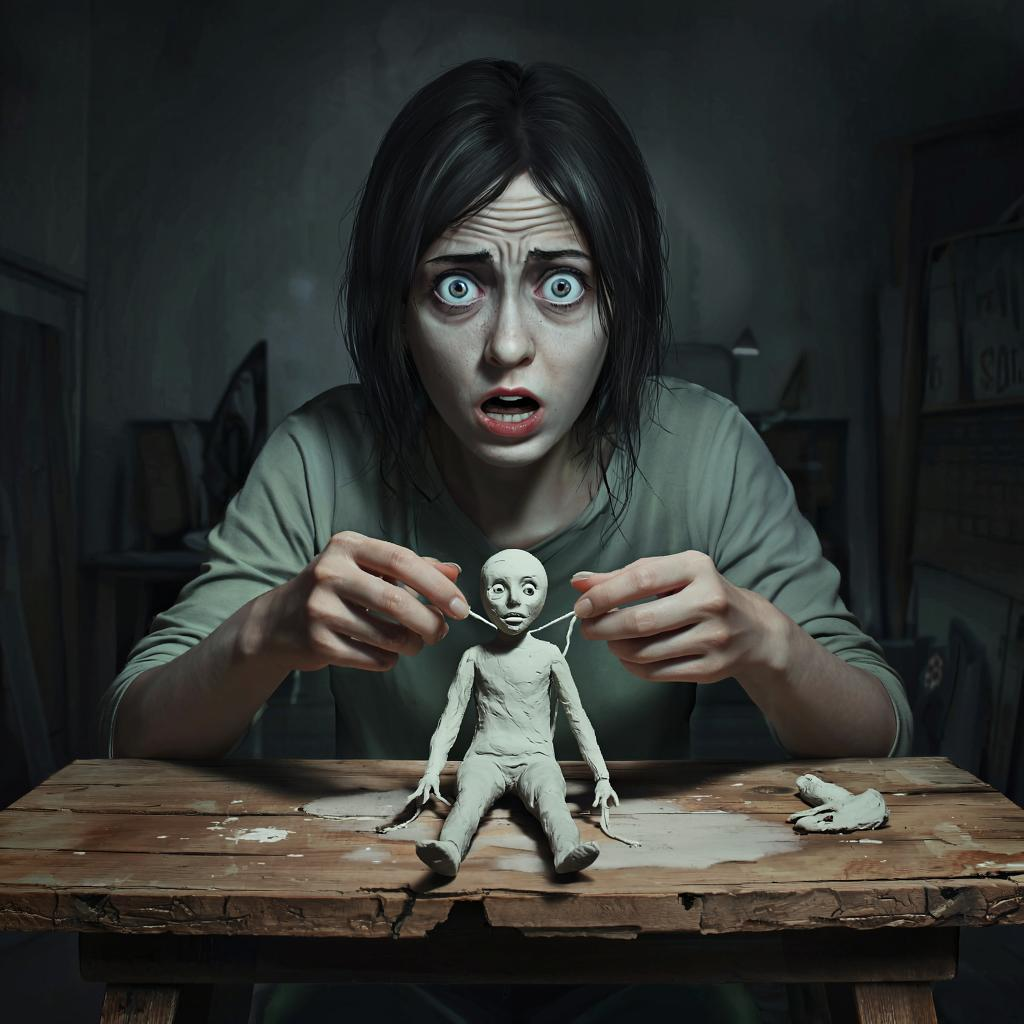 Лепи из этой глины куклу. Лепи и помни её лицо. Вкладывай в каждый слой свою боль, свою злобу. Вкладывай всё