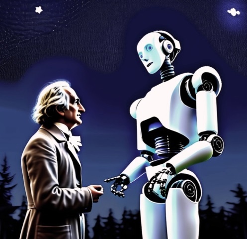 Гёте и ИИ. Картинка от Dezgo