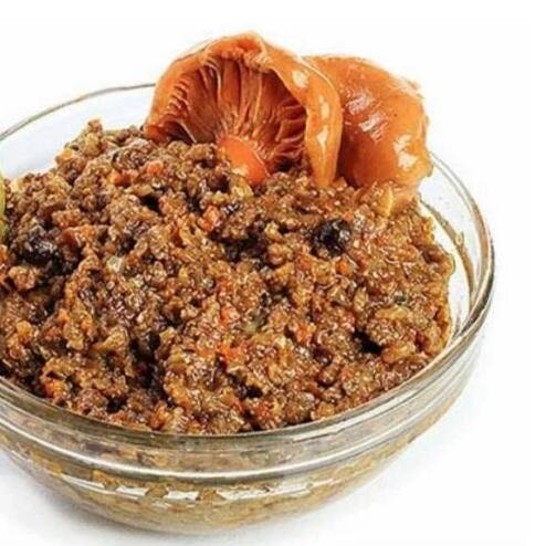 Икра из соленых грибов 