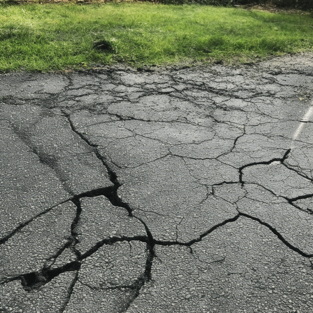 Дорожный битумный герметик (холодная мастика) BITEM CRACK FILL 10 ведро 25 кг для асфальта