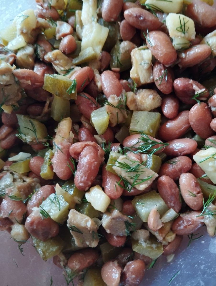 Рецепт салата с кабачками и фасолью. Как приготовить кабачки.