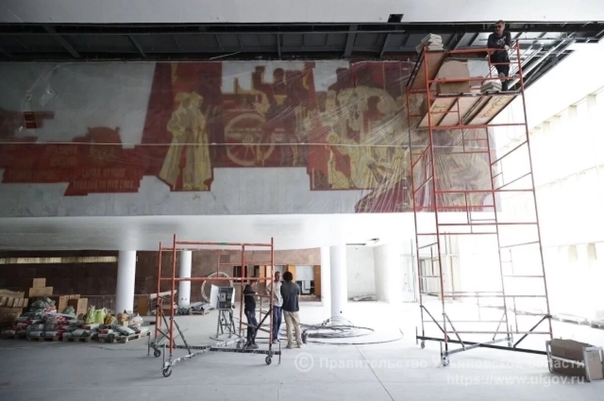    Ремонтно-реставрационные работы в Ленинском мемориале выполнены на 85%