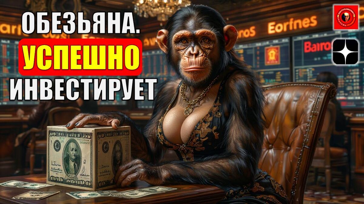 Обезьяна — инвестор получше.