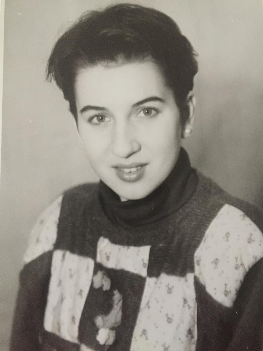 Мое фото из выпускного альбома