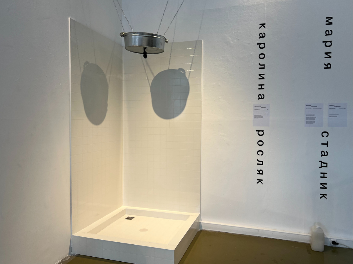 Каролина Росляк, «Отмыться от…», инсталляция, скульптура