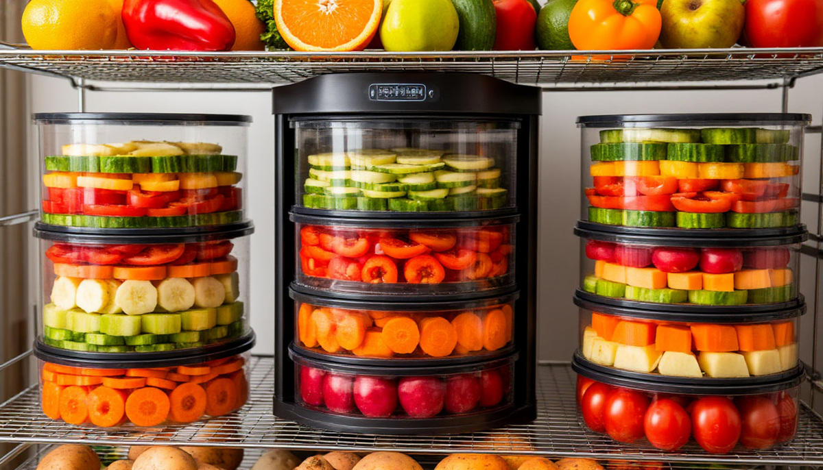 Овощи и фрукты в сушилках