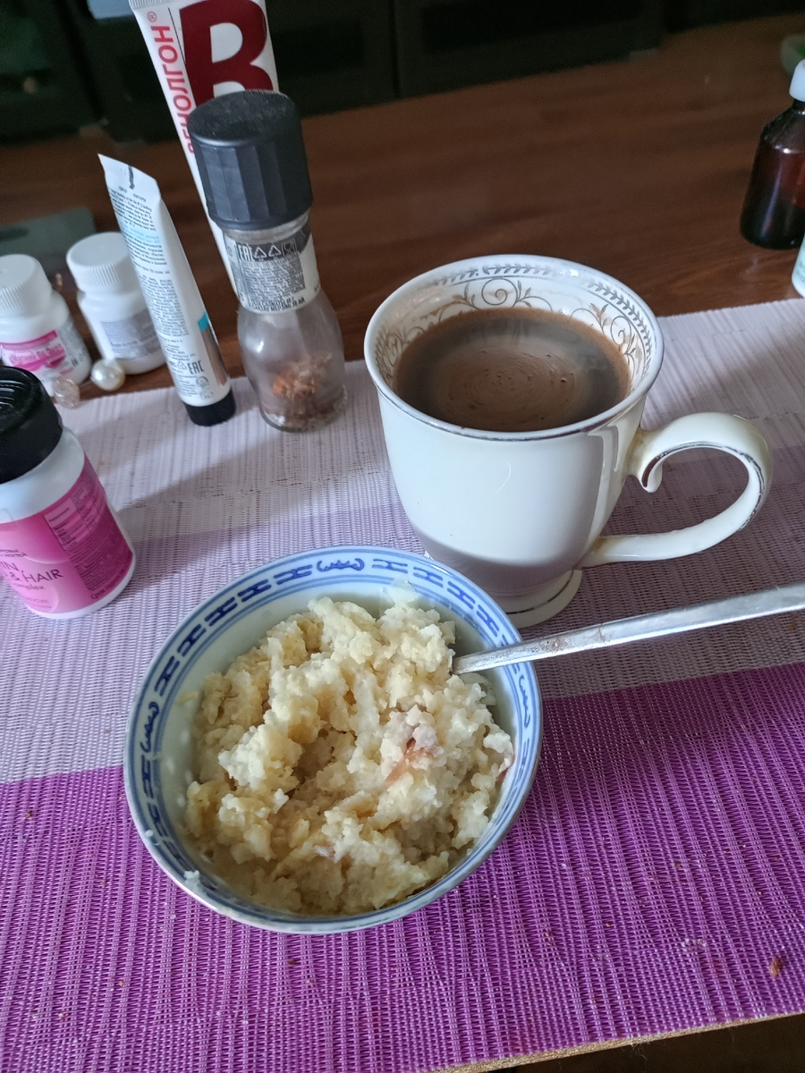 Мой завтрак и ужин такой же