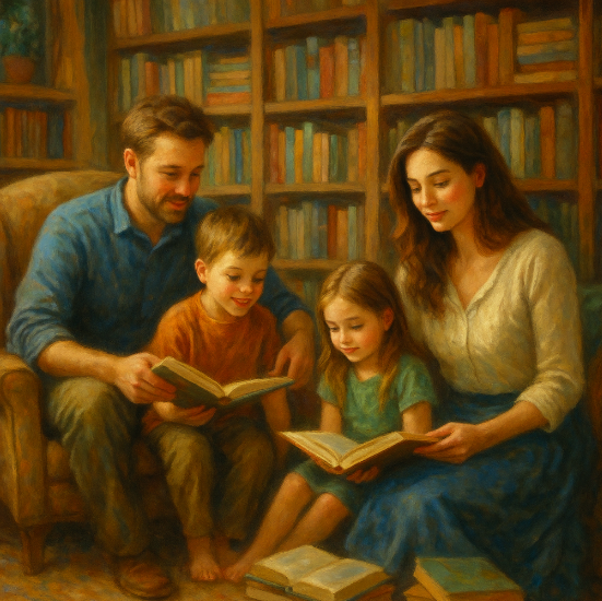 Домашняя библиотека: как привить любовь к чтению