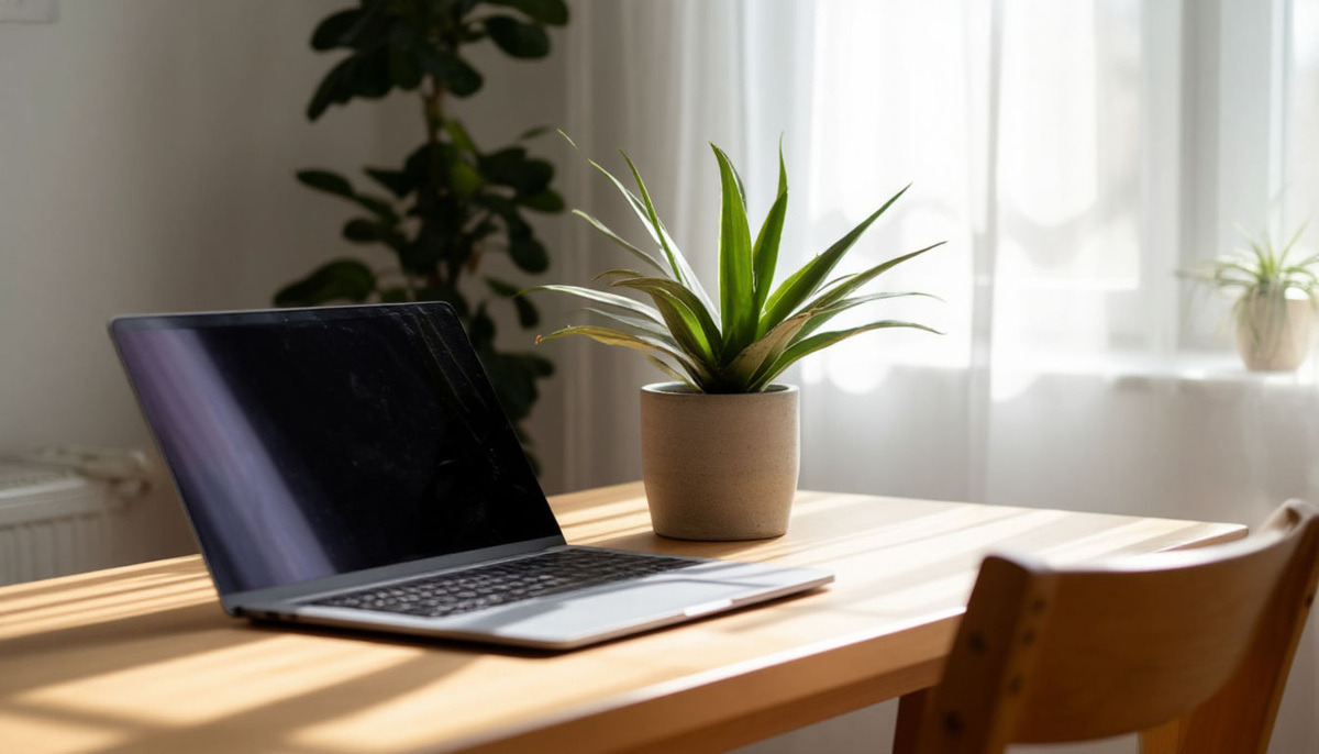 Ноутбук растворяется в интерьере, оставляя только чистые линии и воздух. Стационарная система — это всегда архитектурный объект, требующий места и внимания.