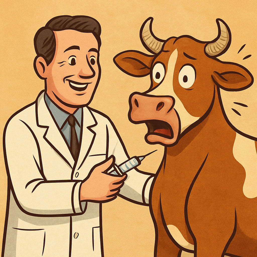 Эта корова еще не знает, что спасет миллионы людей