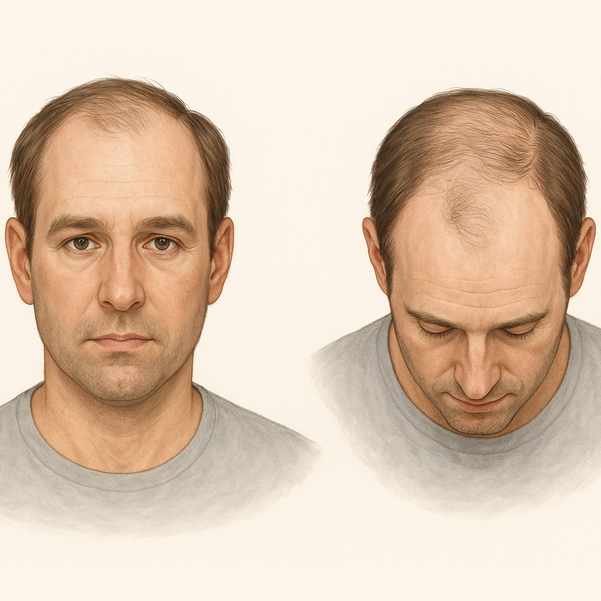 андрогенетическая алопеция (АГА).