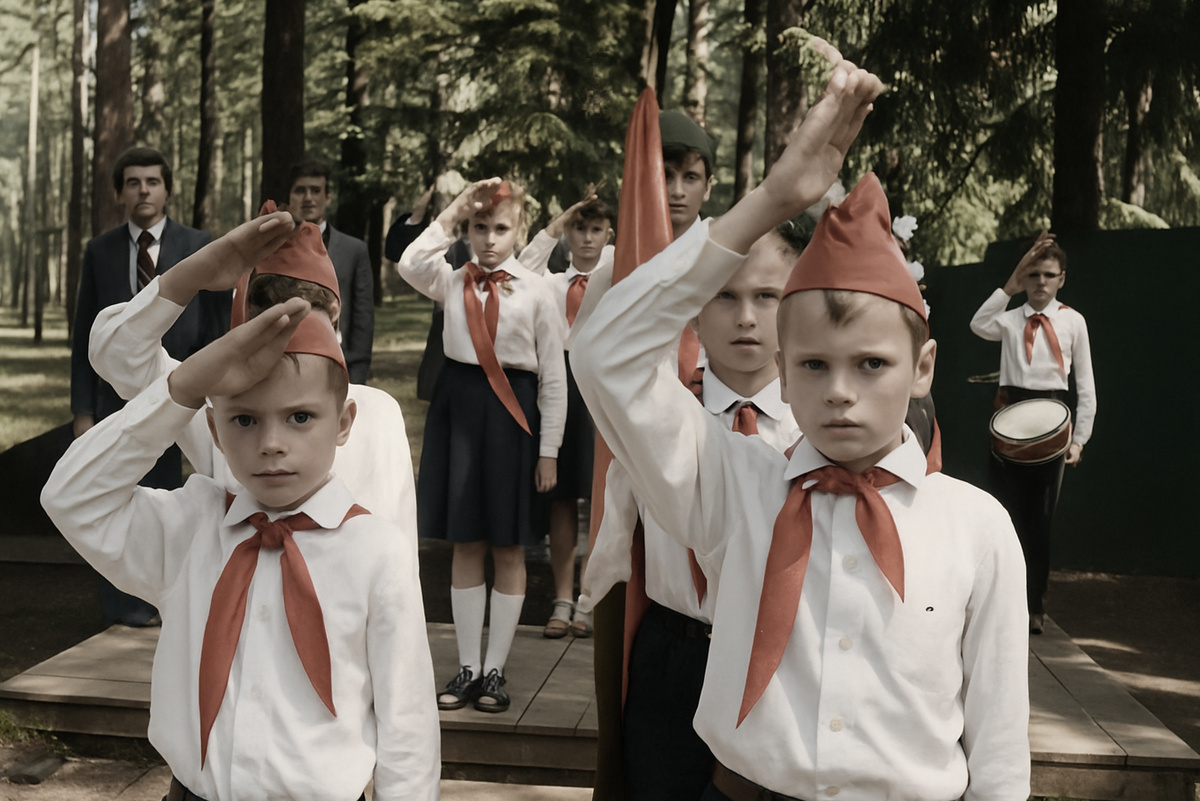 Всегда готов! Пионеры на торжественной линейке в школе