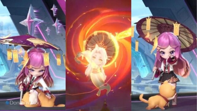    Обзор анимаций Кагуры Exorcists Kagura в лобби