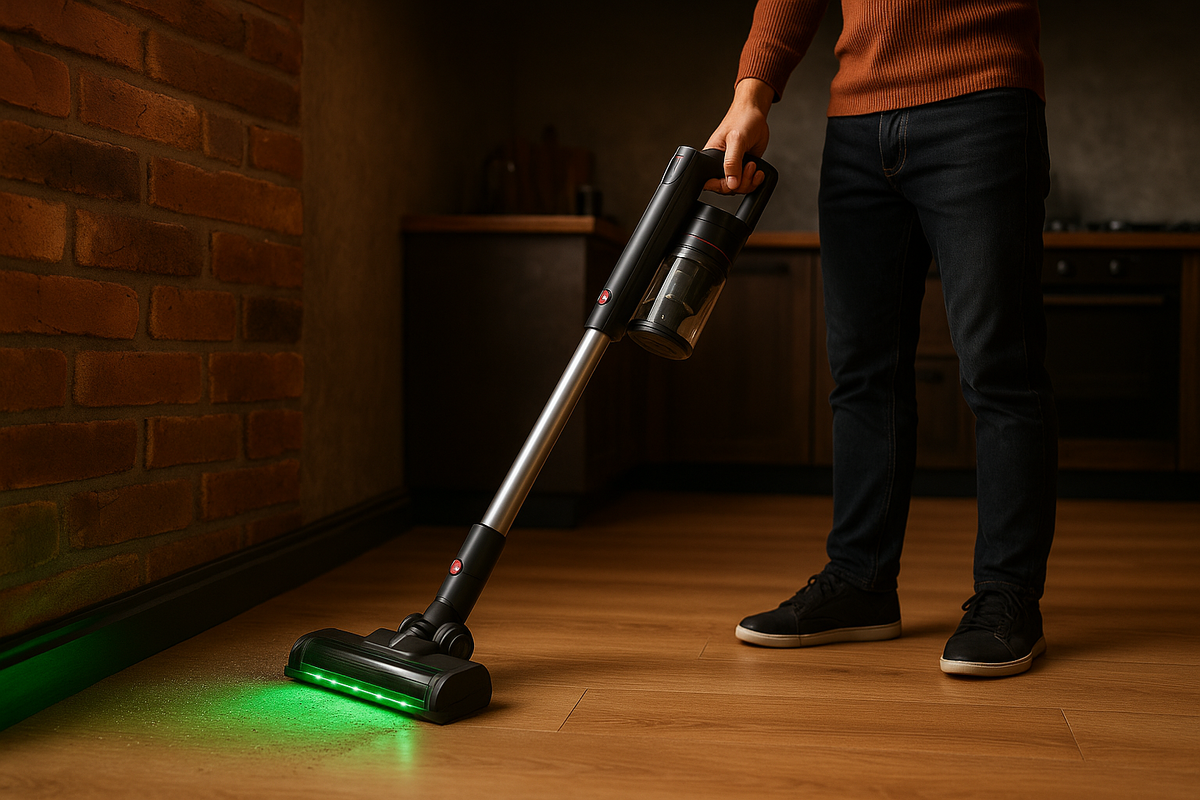 Беспроводной пылесос с подсветкой