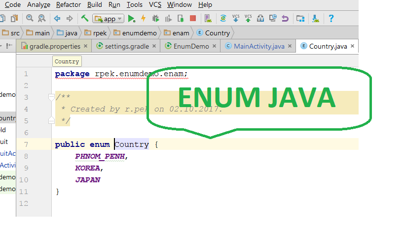 Рисунок: Enum в JAVA