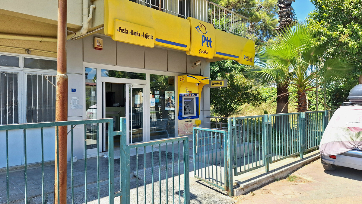 Отделение PTT почты в посёлке Чёлаклы